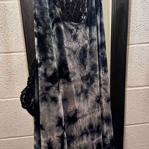 Tie-Dye Sleeveless Dress/ Cover-Up (With Pockets!)